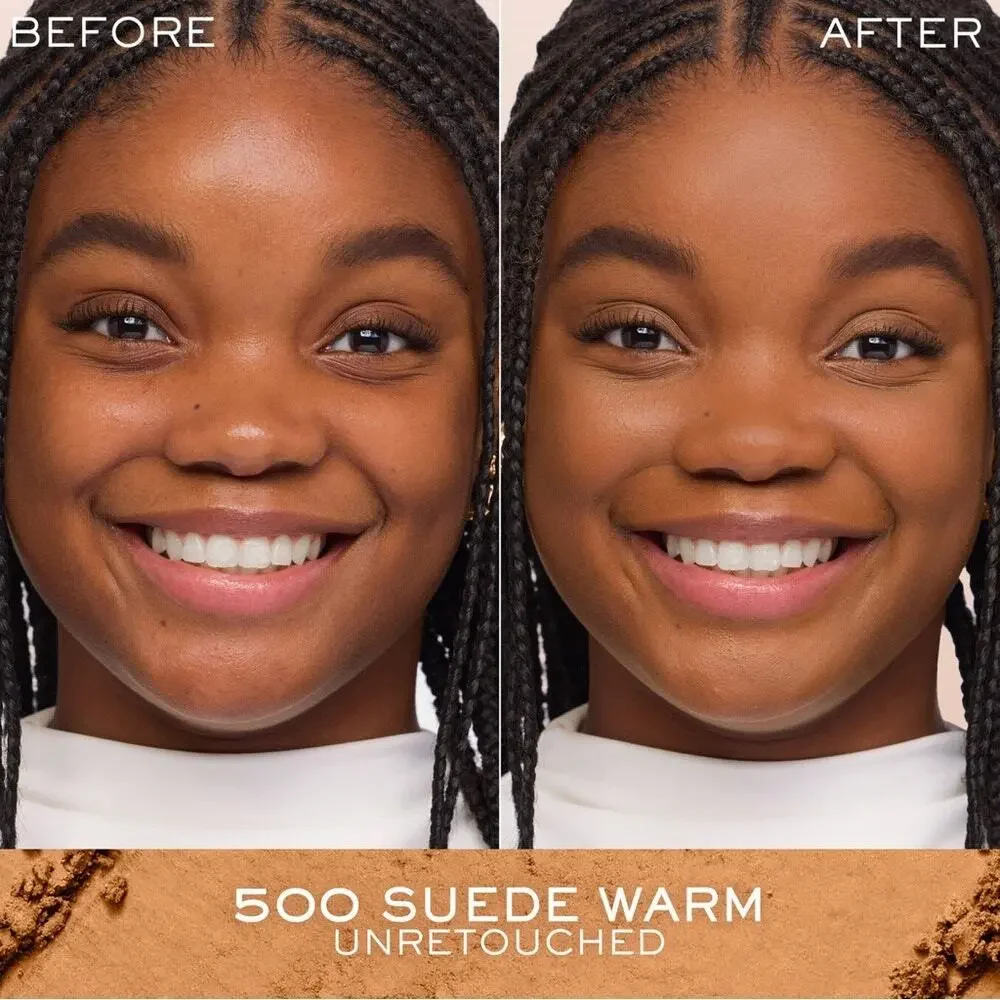 lancome 500 suede (w)dual finish powder & foundation